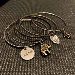 5 Piece Boho Charm Bracelet Set {2 for $10}